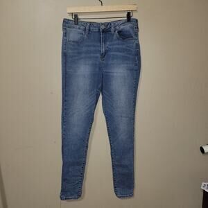 SO Jeans Womens Size 15 Blue Ultimate High Rise Jegging Preppy Skinny Y2K
